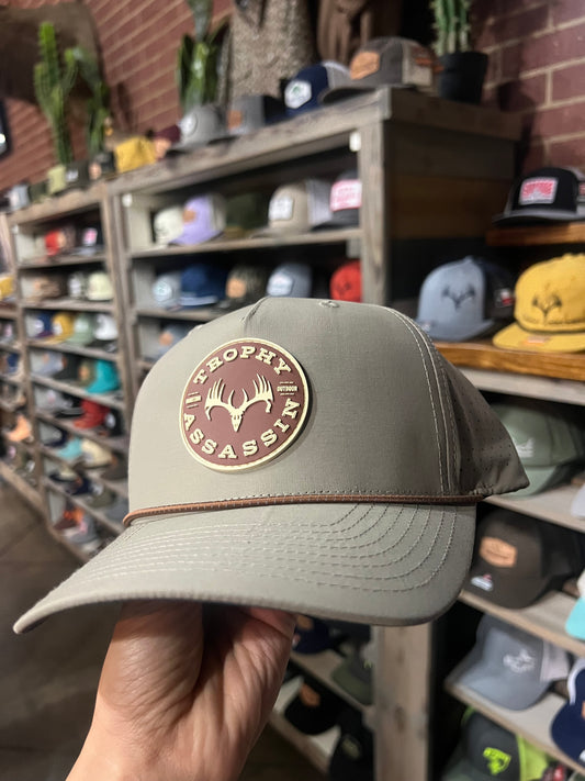 Russet Gray Performance Rope Cap w/ Circle Patch