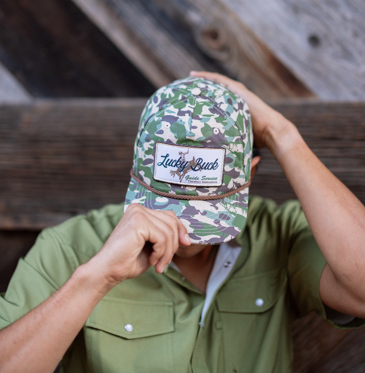 Cowboy Camo Lucky Buck Flatbill