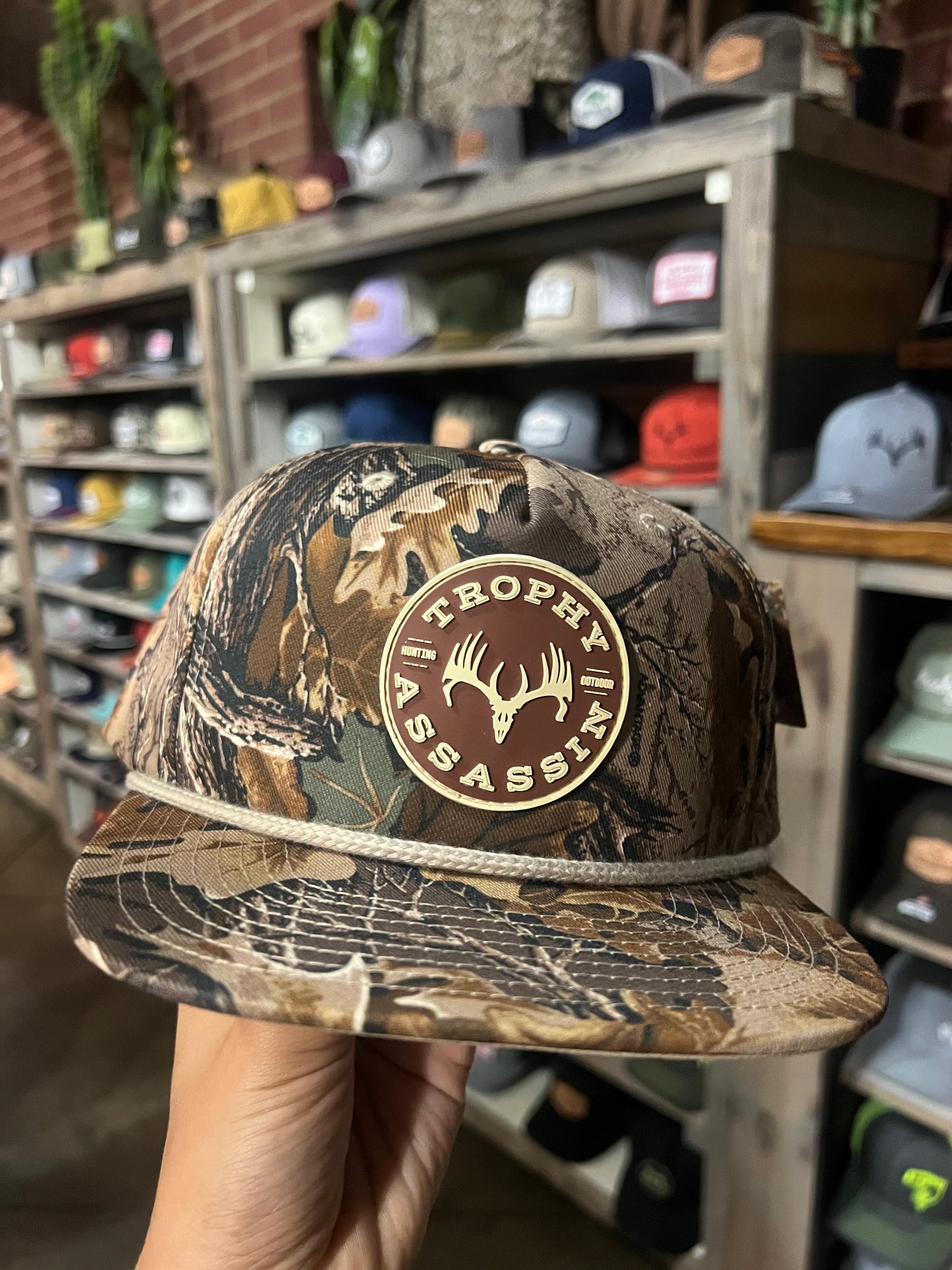Brazos Camo Rope w/ Circle Patch Cap