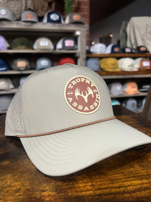 Russet Gray Performance Rope Cap w/ Circle Patch