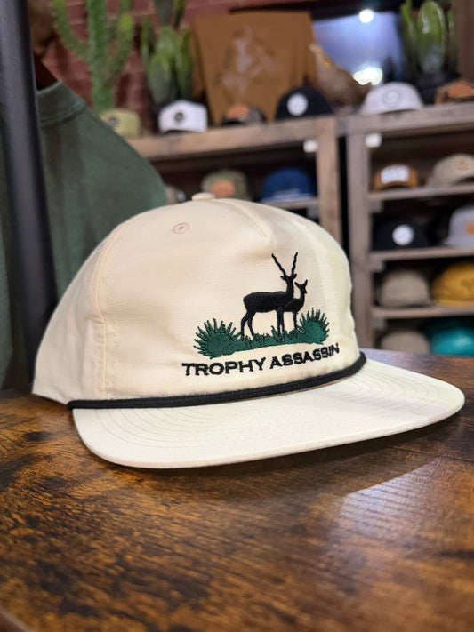 Cream Grandpa Blackbuck Cap
