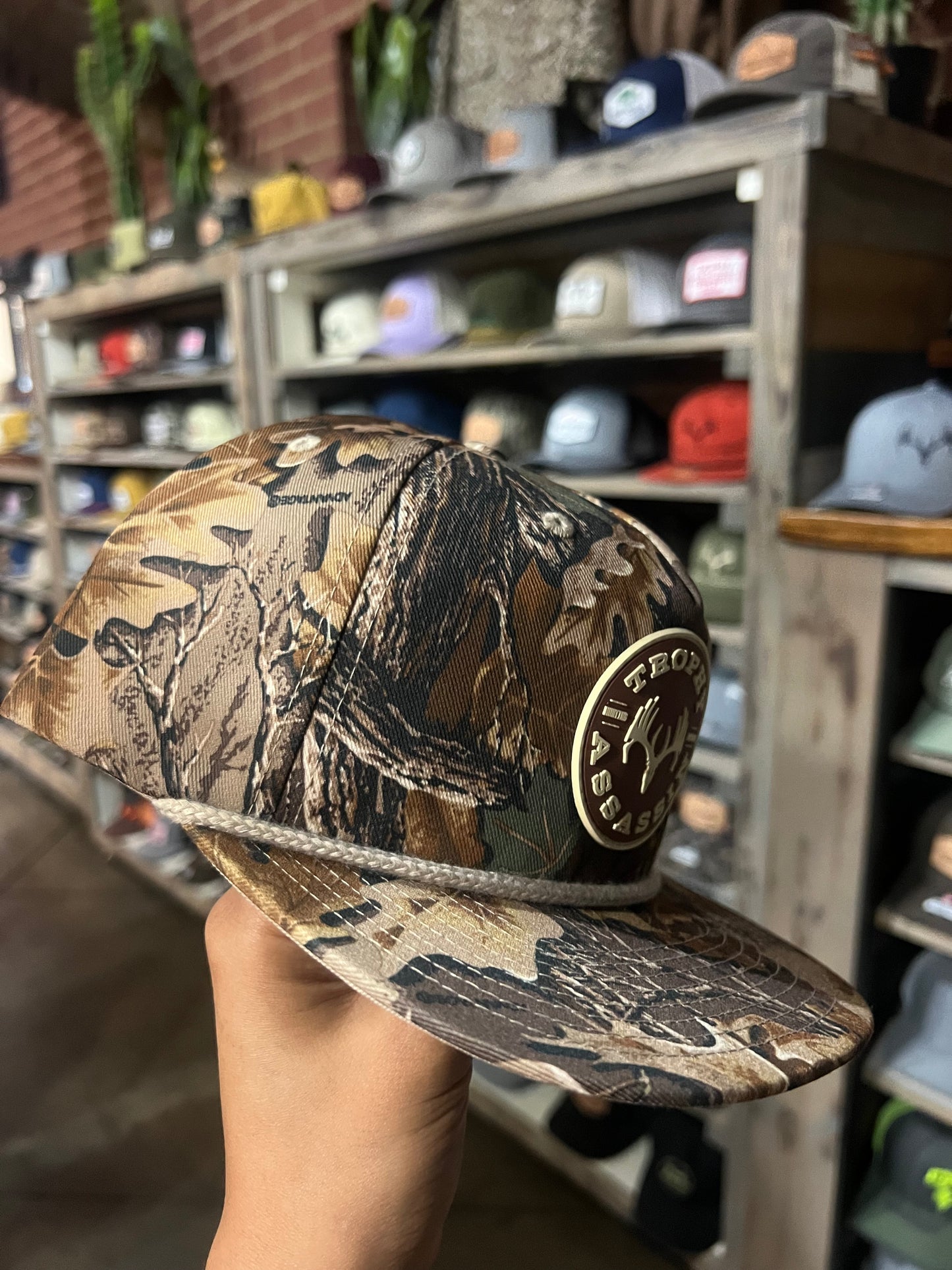 Brazos Camo Rope w/ Circle Patch Cap