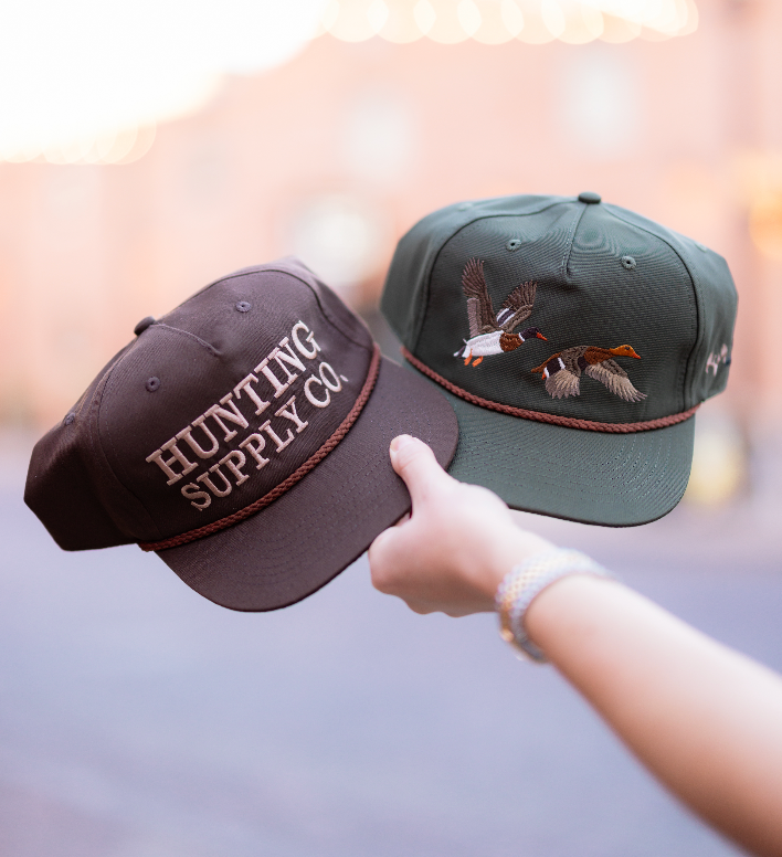 Brown Hunting Supply Flatbill Cap