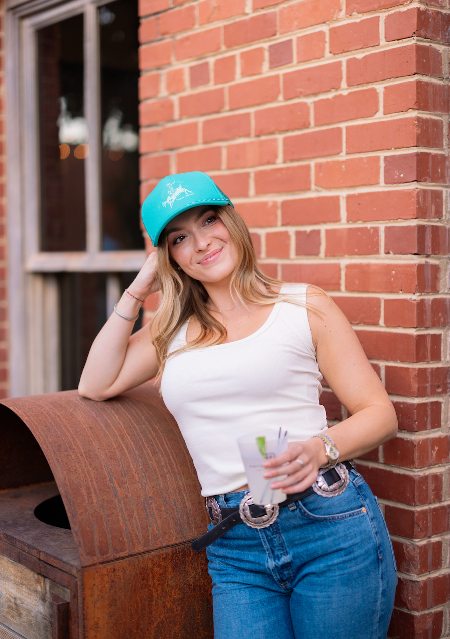 Turquoise Foam Buck Around & Find Out Cap