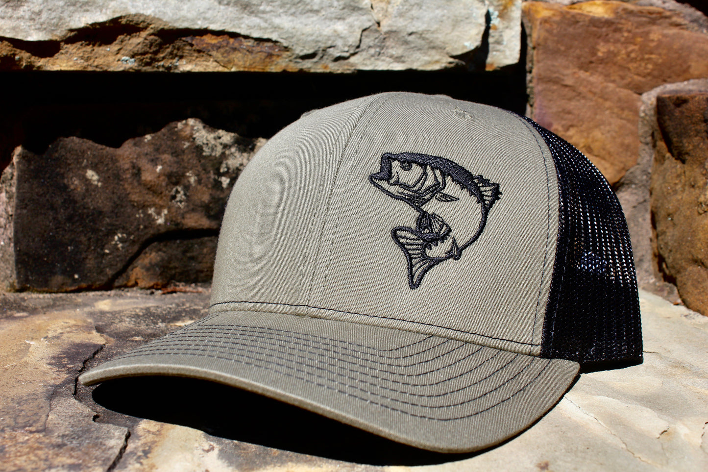 Loden & Black Bass Cap