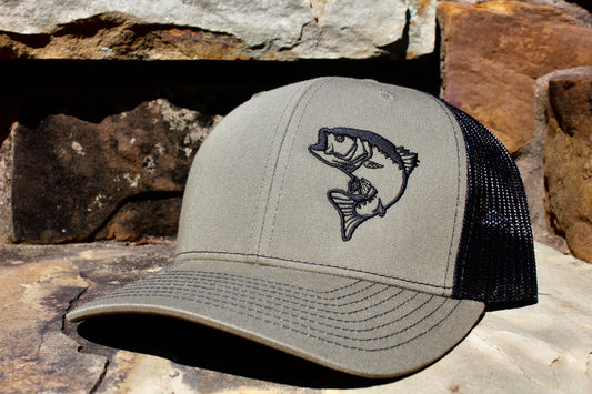 Loden & Black Bass Cap