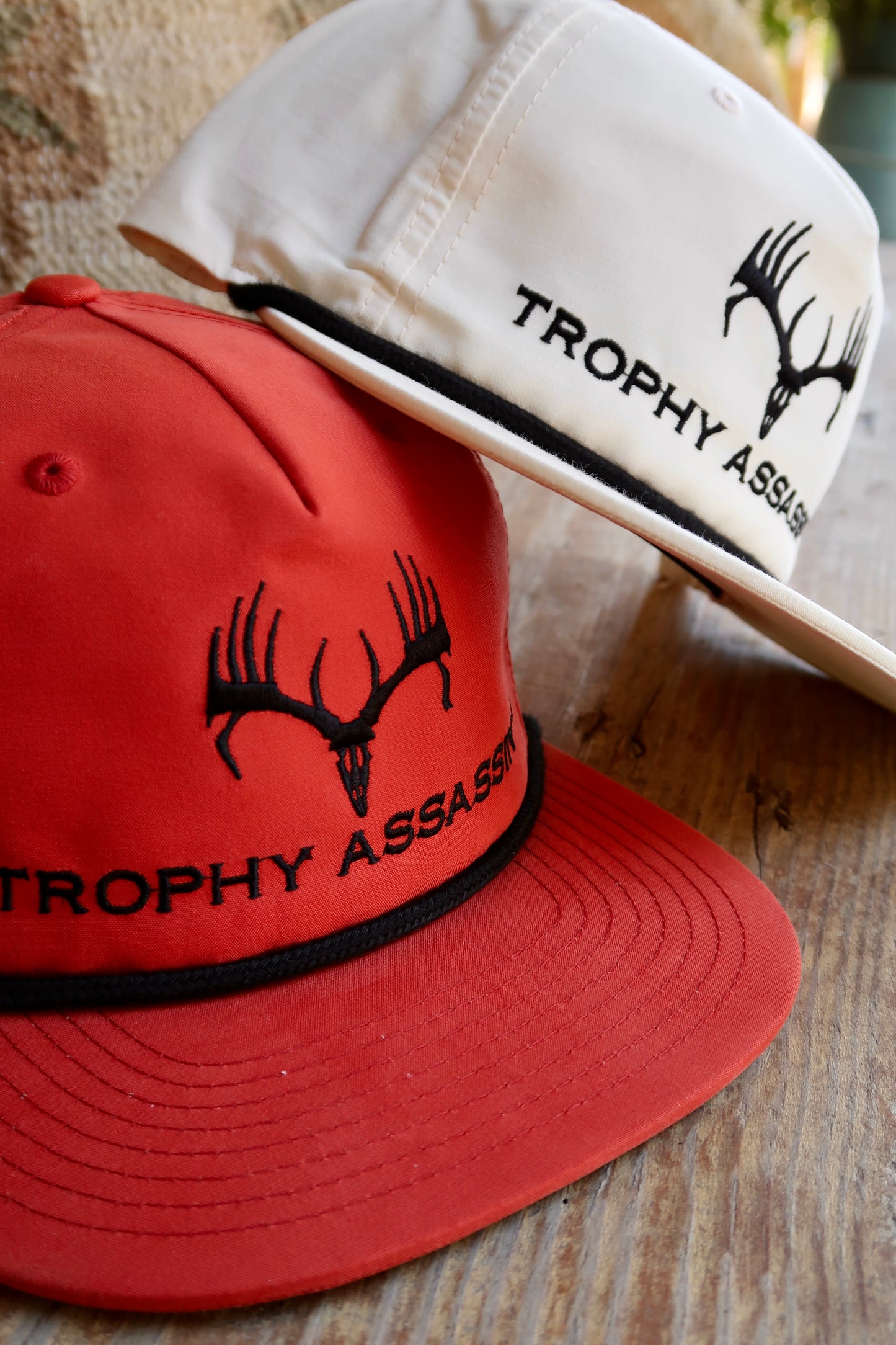 Red Grandpa Middle Buck Cap